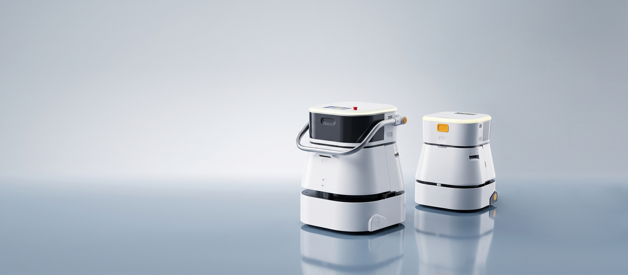 Suction, drag and wash integrated cleaning robot